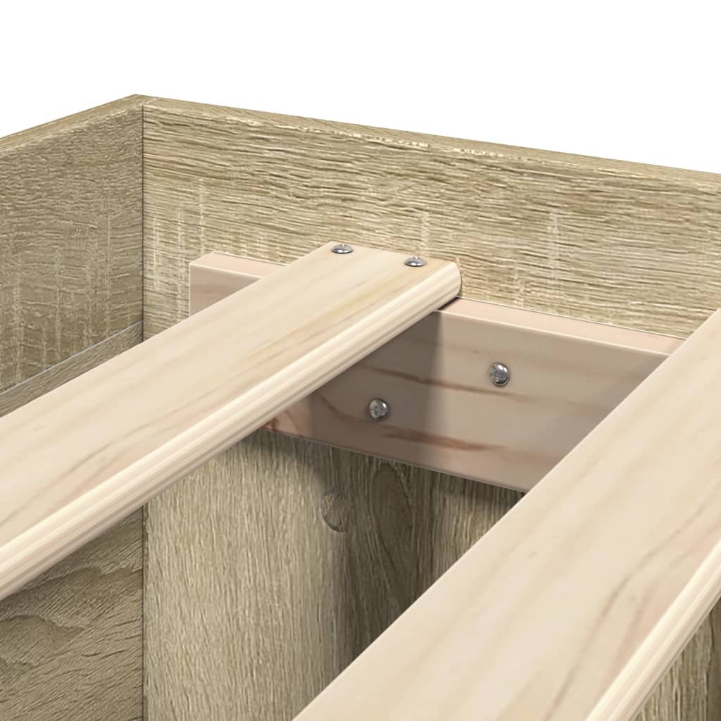 8721102856945_g_en_hd_6 vidaXL Bed Frame without Mattress Sonoma Oak 135x190 cm Engineered Wood - Image 8