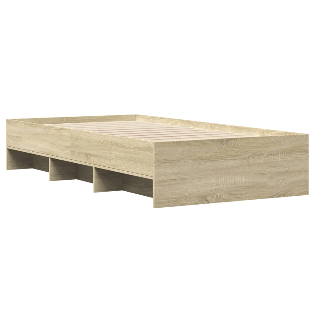 8721102857089_g_en_hd_2 vidaXL Bed Frame without Mattress Sonoma Oak 90x190 cm Engineered Wood - Image 4