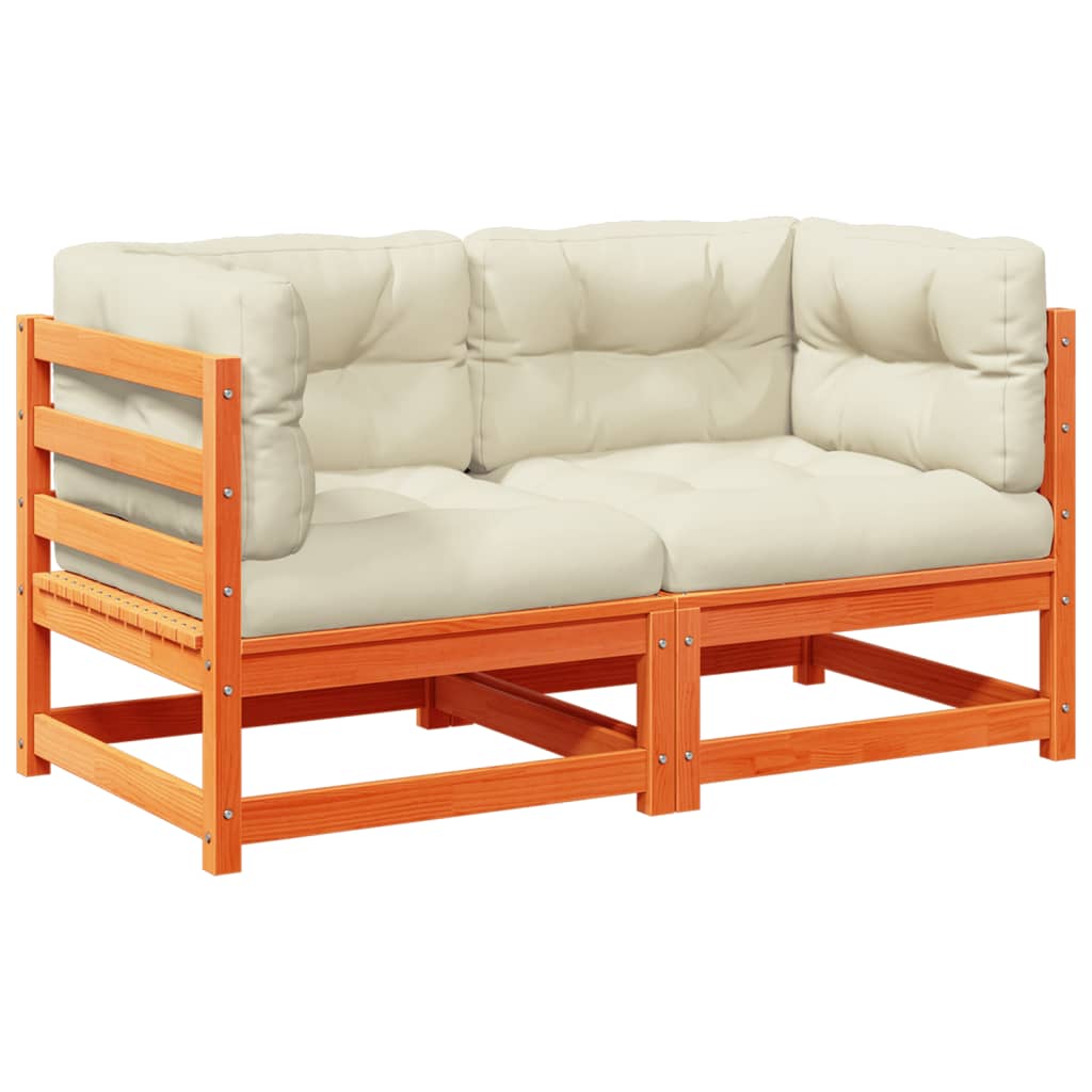 8721102858239_a_en_hd_1 vidaXL 2 Piece Garden Sofa Set with Cushions Wax Brown Solid Wood Pine - Image 2
