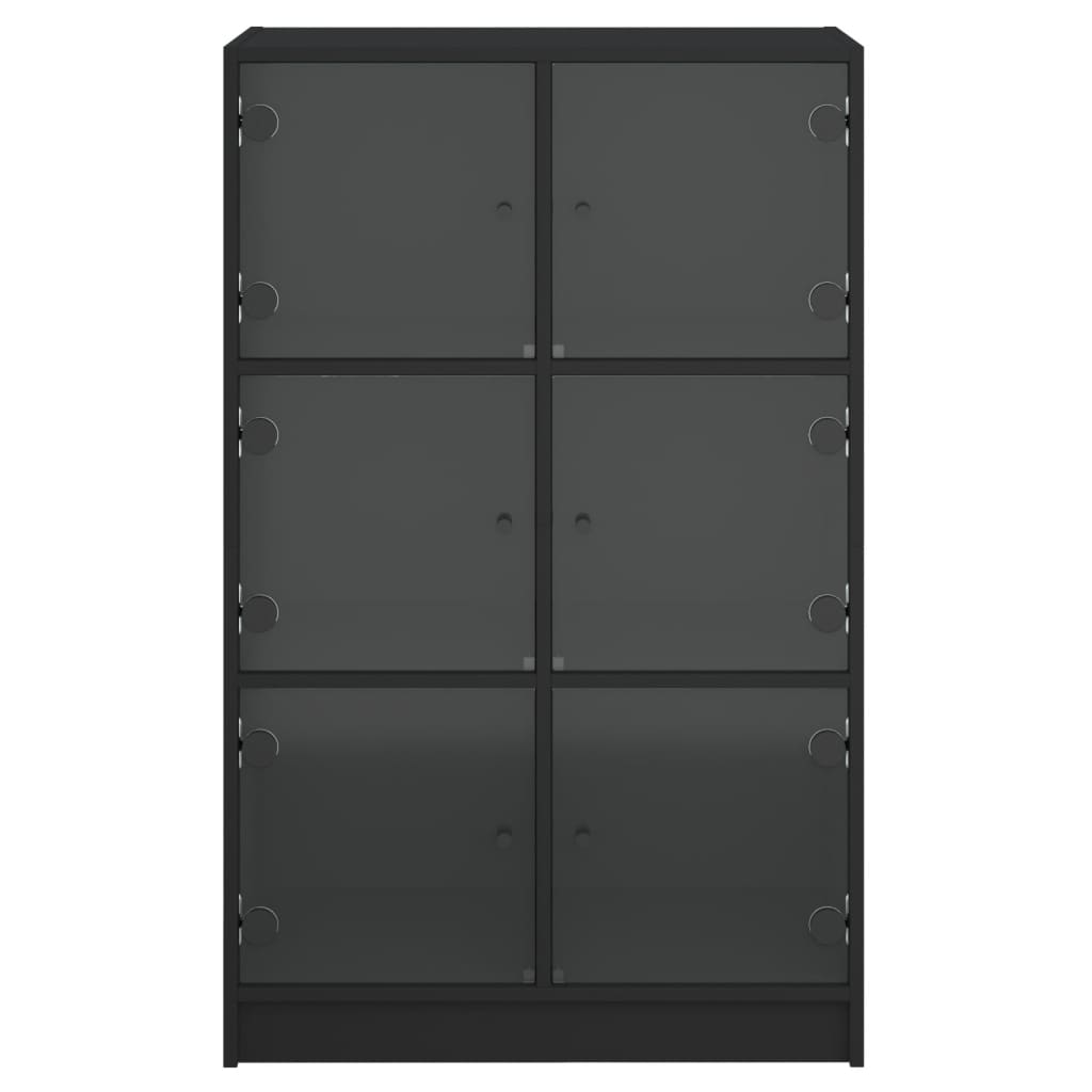 8721102893100_g_en_hd_5 vidaXL Highboard with Doors Black 68x37x109 cm Engineered Wood - Image 8