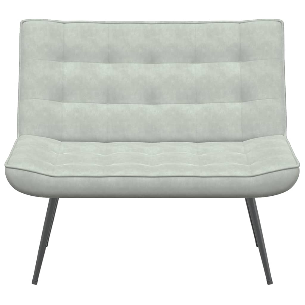 8721102928338_g_en_hd_2 vidaXL Bench Light Grey 110x74x84 cm Velvet - Image 4