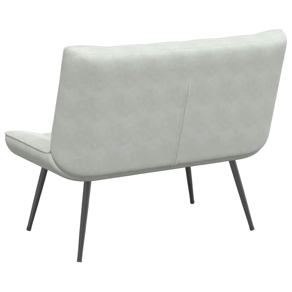 8721102928338_g_en_hd_4 vidaXL Bench Light Grey 110x74x84 cm Velvet - Image 6