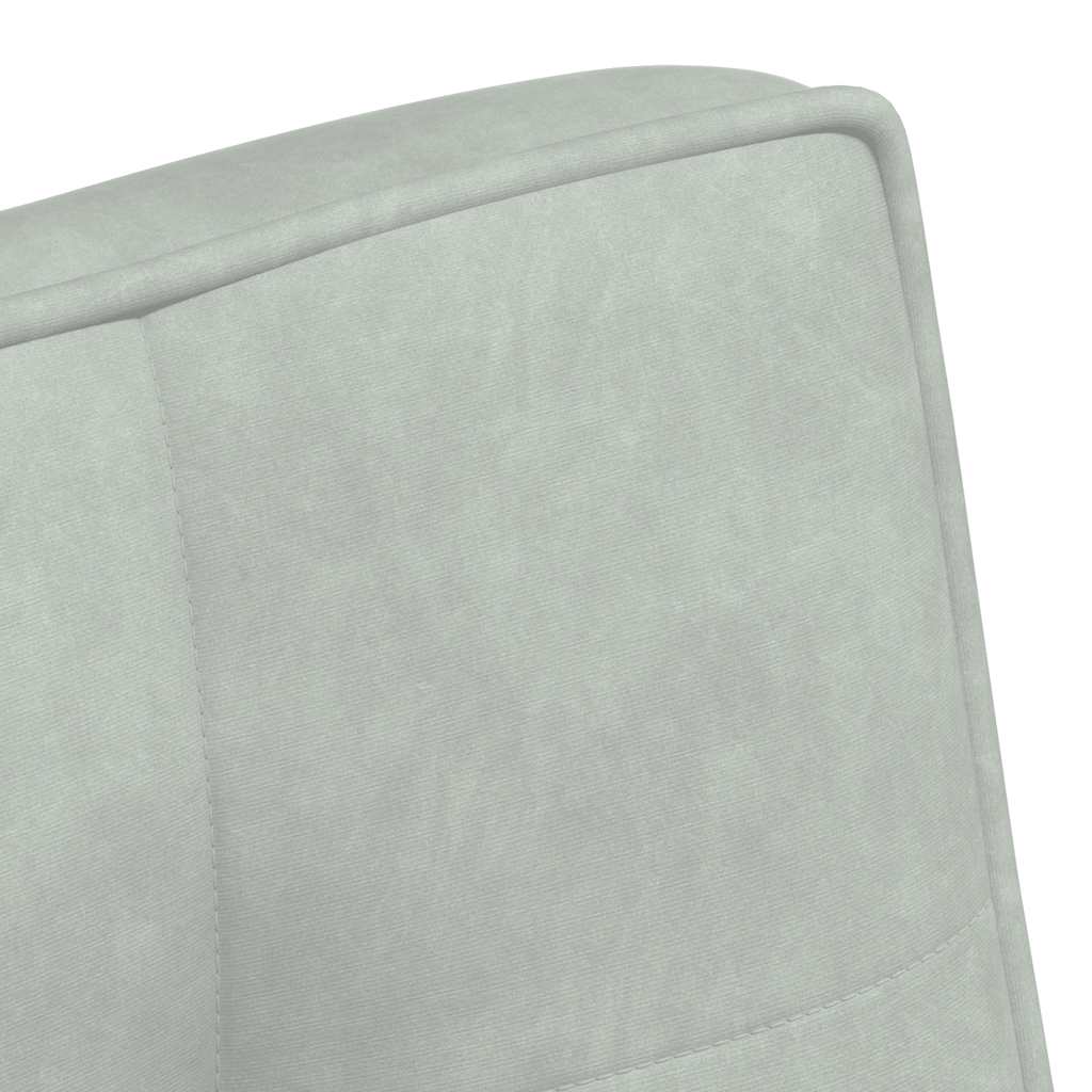 8721102928338_g_en_hd_5 vidaXL Bench Light Grey 110x74x84 cm Velvet - Image 7