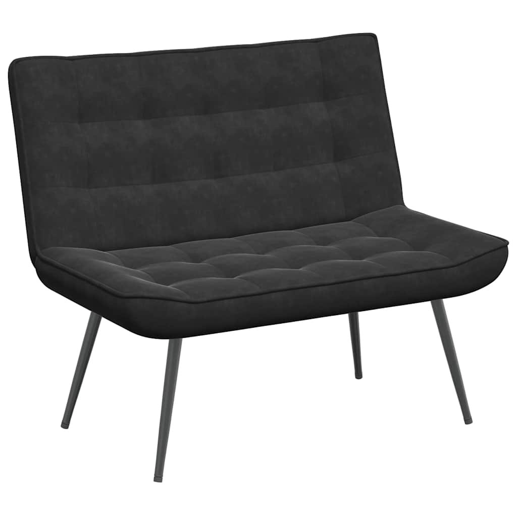 8721102928383_a_en_hd_1 vidaXL Bench Black 110x74x84 cm Velvet - Image 2