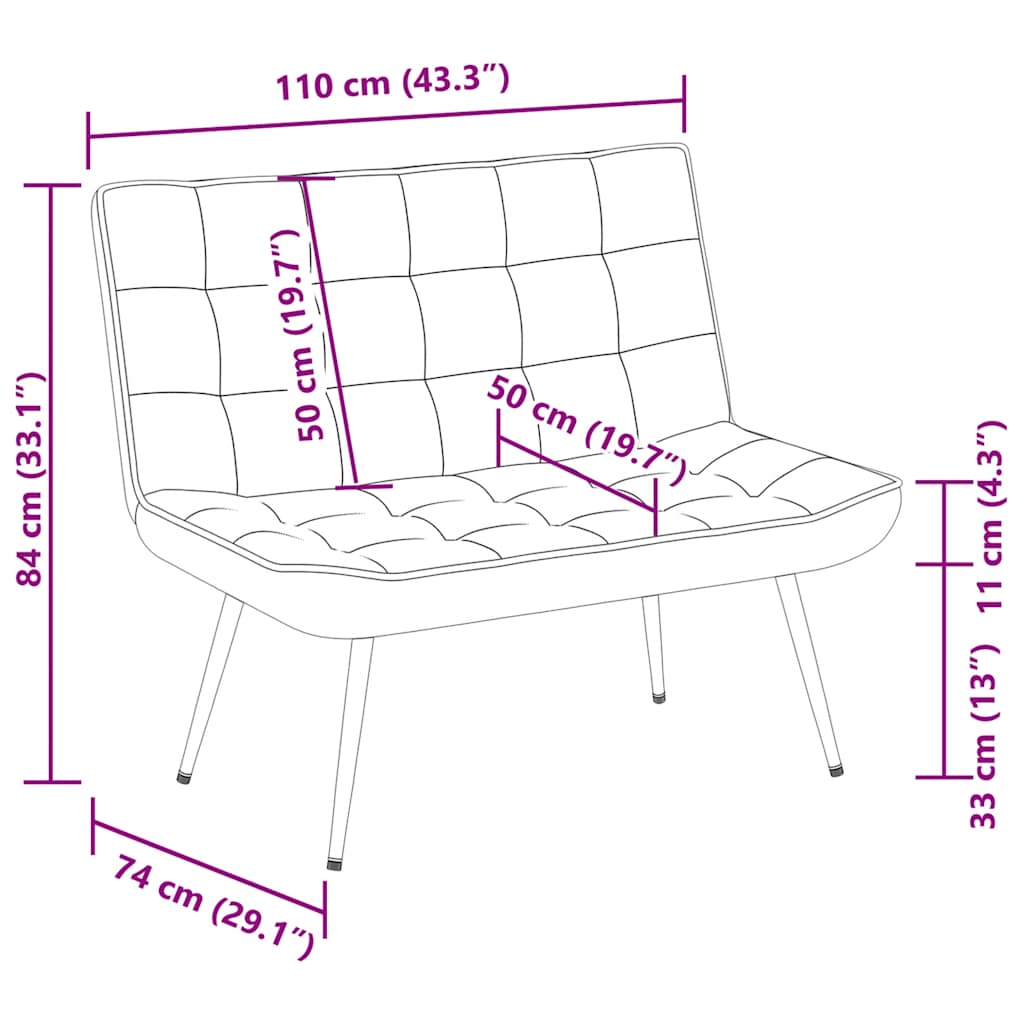 8721102928383_g_en_hd_7 vidaXL Bench Black 110x74x84 cm Velvet - Image 9
