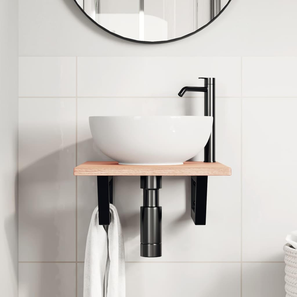 8721102934087_g_en_hd_1 vidaXL Basin Shelf Wall Mounted Steel and Solid Wood Oak - Image 3