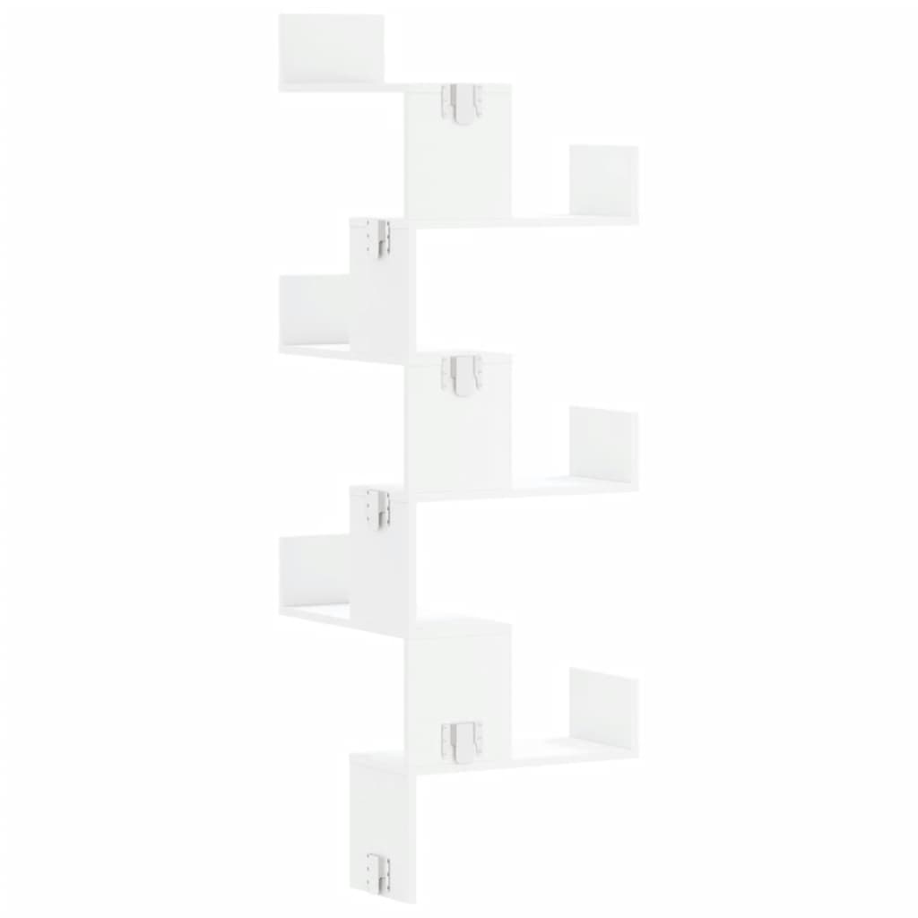 8721102948930_g_en_hd_4 vidaXL Wall Corner Shelf White 45x45x147 cm Engineered Wood - Image 6