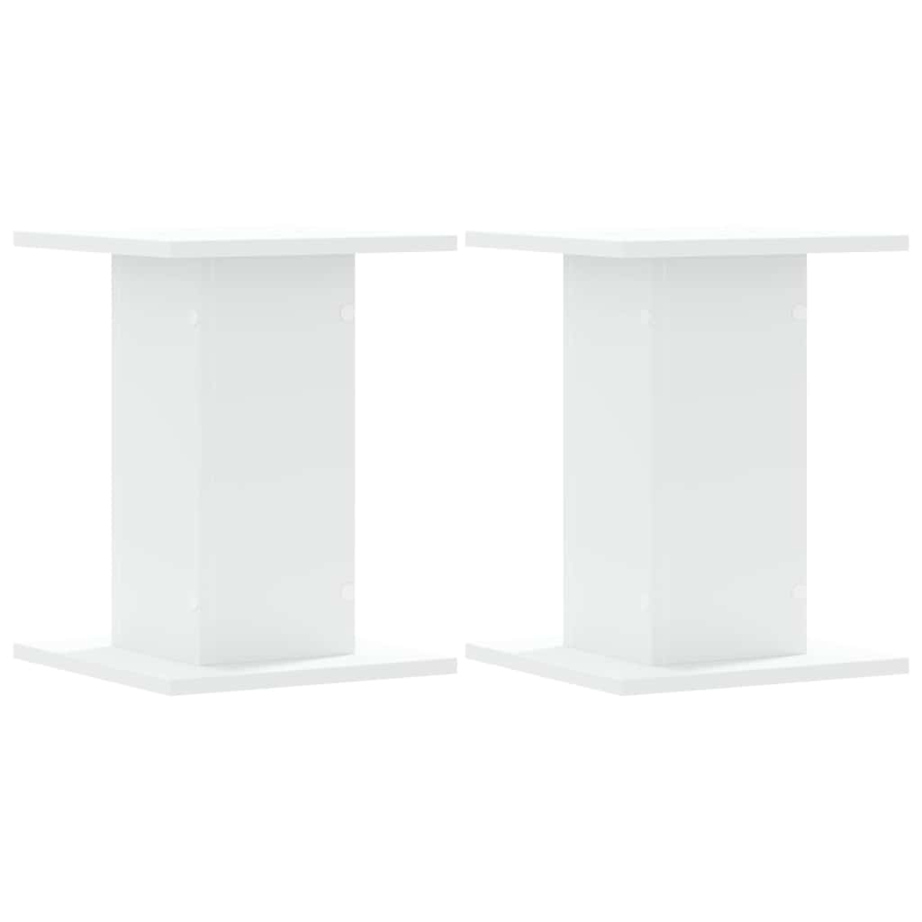 8721102949029_a_en_hd_1 vidaXL Speaker Stands 2 pcs White 30x30x40 cm Engineered Wood - Image 2