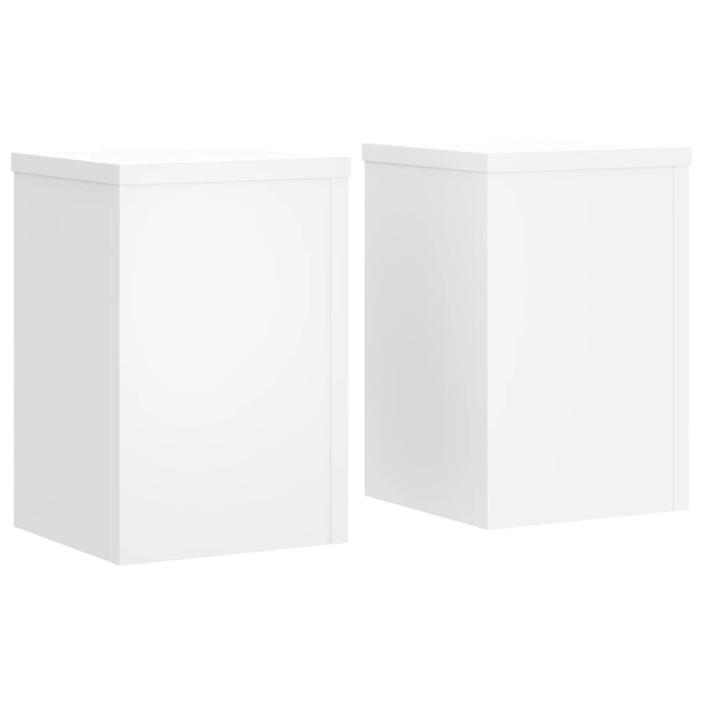 8721102951633_a_en_hd_1 vidaXL Plant Stands 2 pcs White 25x25x35 cm Engineered Wood - Image 2