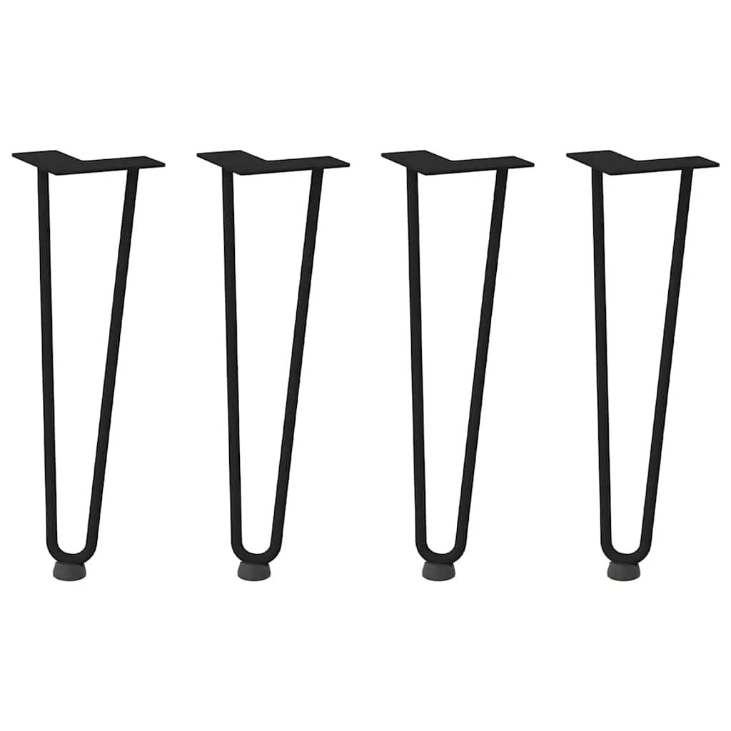 8721102955853_g_en_hd_1 vidaXL Hairpin Legs for Coffee Table 4 pcs Black 42 cm Solid Steel - Image 2