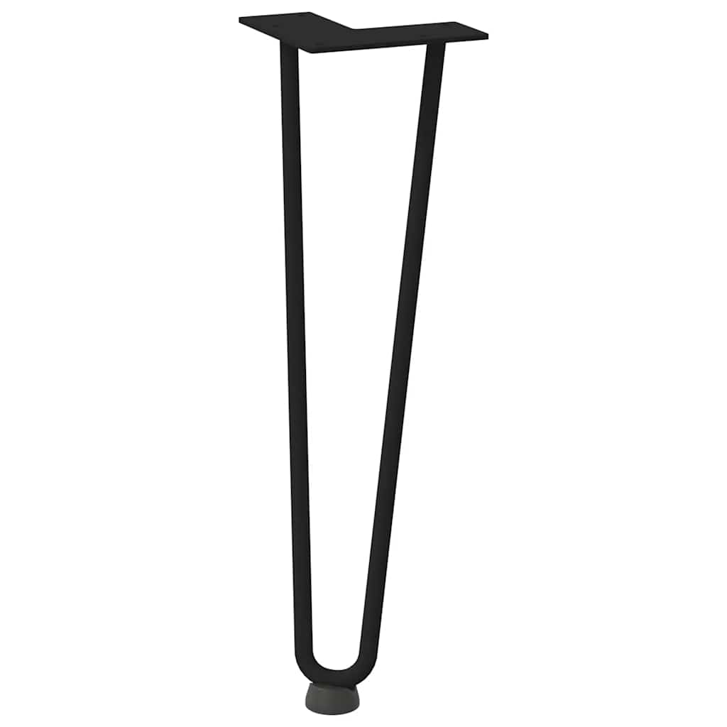 8721102955853_g_en_hd_3 vidaXL Hairpin Legs for Coffee Table 4 pcs Black 42 cm Solid Steel - Image 4