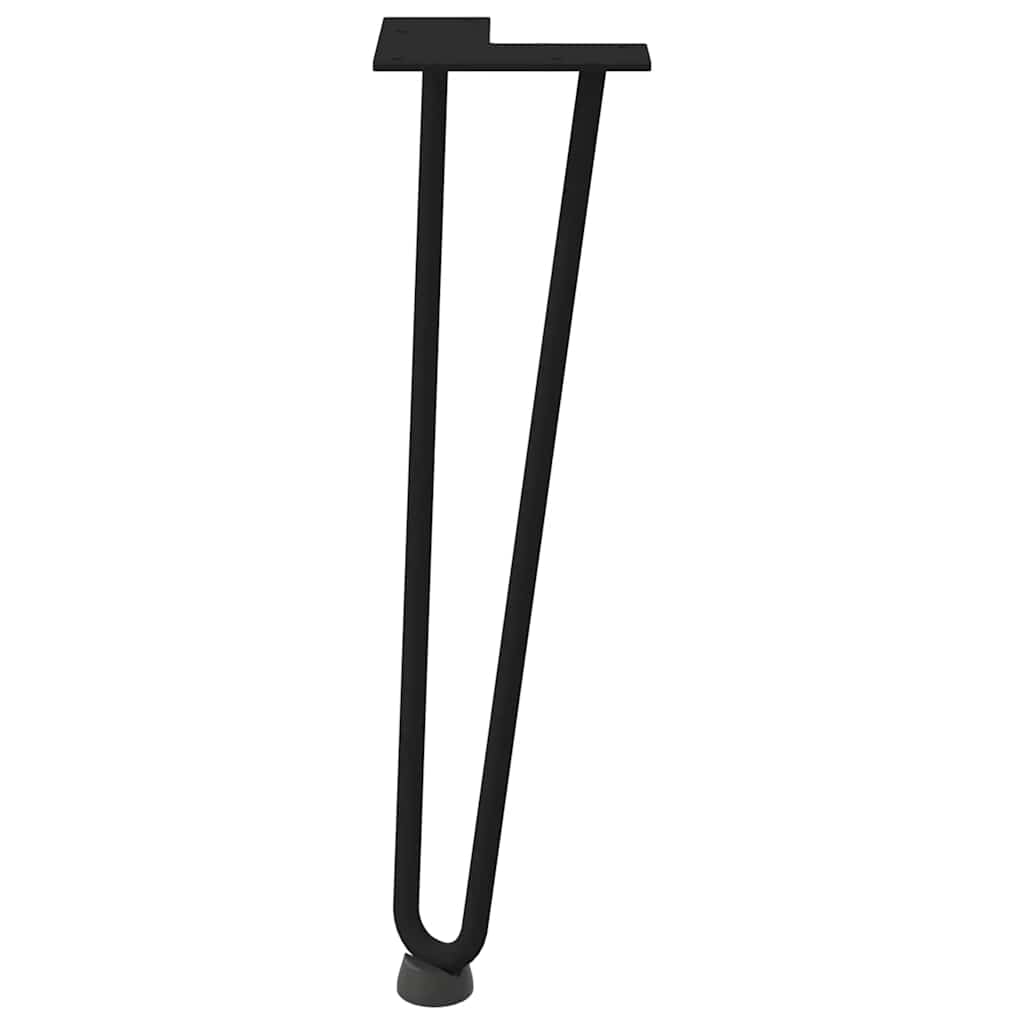 8721102955853_g_en_hd_4 vidaXL Hairpin Legs for Coffee Table 4 pcs Black 42 cm Solid Steel - Image 5