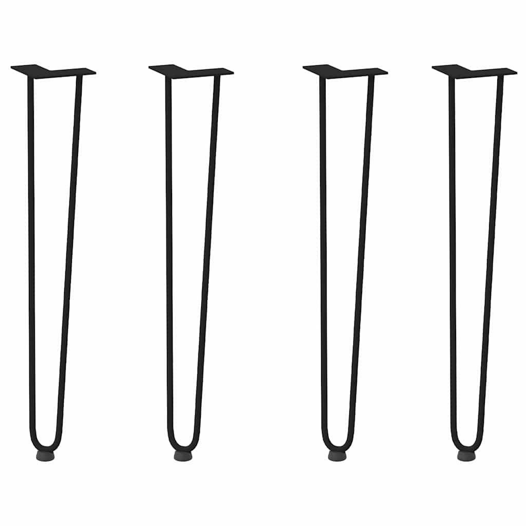 8721102955891_g_en_hd_1 vidaXL hairpin legs for console tables for Console Table 4 pcs Black 72 cm Solid Steel - Image 2