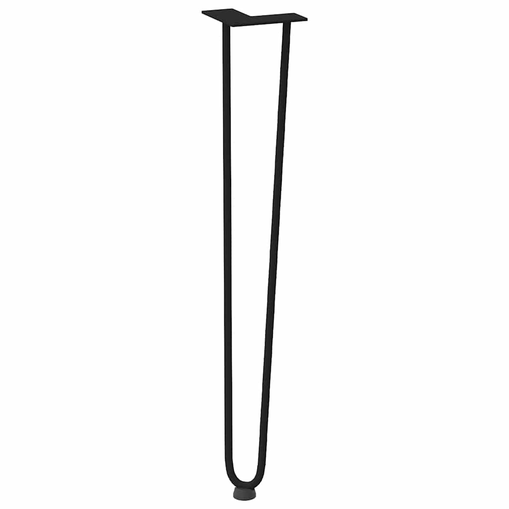 8721102955891_g_en_hd_3 vidaXL hairpin legs for console tables for Console Table 4 pcs Black 72 cm Solid Steel - Image 4