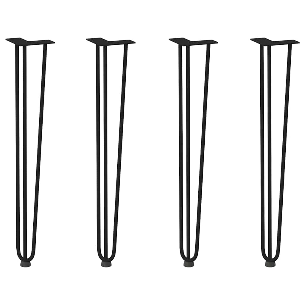 8721102956096_g_en_hd_1 vidaXL hairpin legs for console tables for Console Table 4 pcs Black 72 cm Solid Steel - Image 2