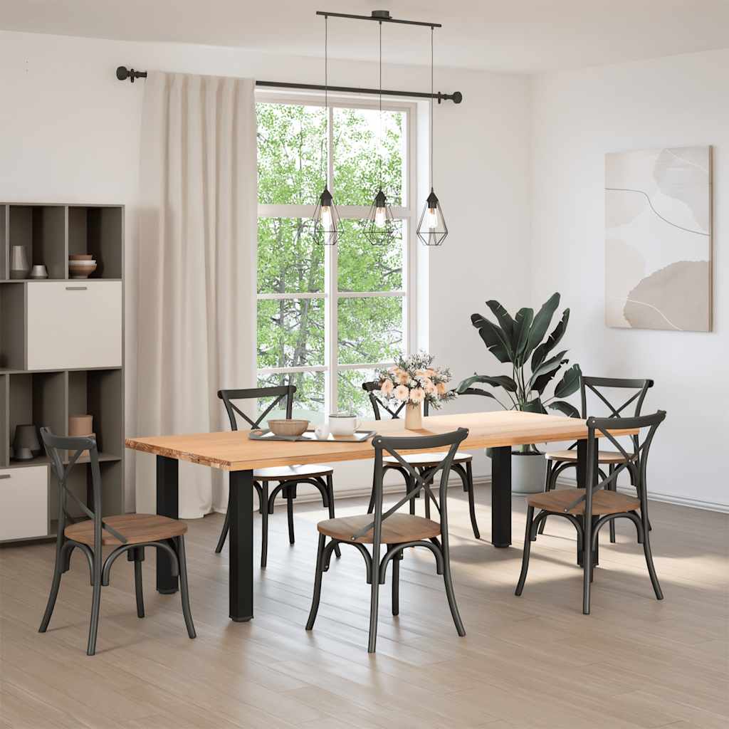 8721102956331_g_en_hd_2 vidaXL Console Table Legs 4 pcs Black 72-74 cm Steel - Image 3