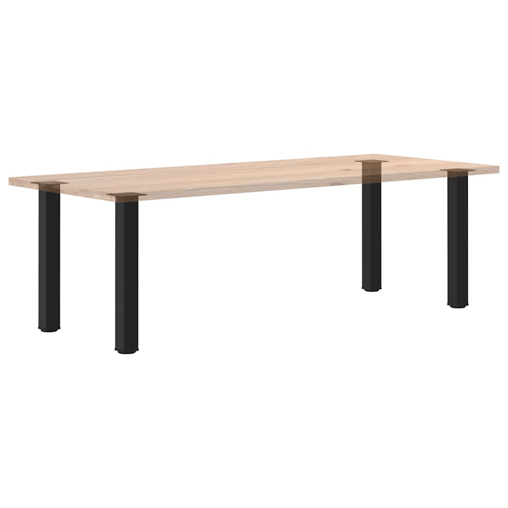 8721102956331_g_en_hd_7 vidaXL Console Table Legs 4 pcs Black 72-74 cm Steel - Image 8