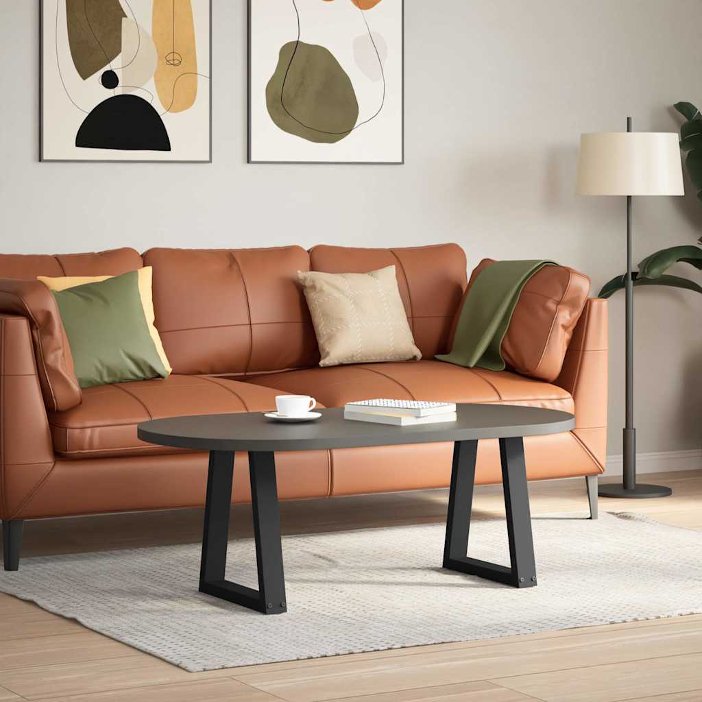 8721102957055_g_en_hd_1 vidaXL Coffee Table Legs V-Shape 2 pcs Black 28x(42-43.3) cm Steel - Image 2