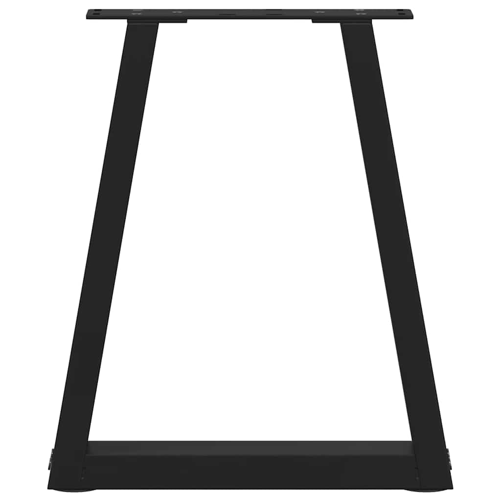 8721102957055_g_en_hd_4 vidaXL Coffee Table Legs V-Shape 2 pcs Black 28x(42-43.3) cm Steel - Image 5