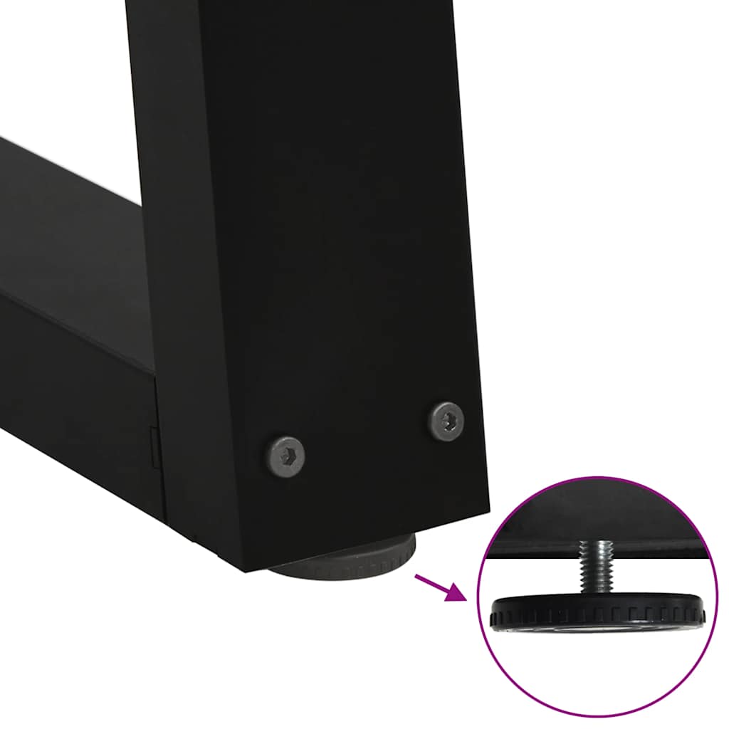 8721102957055_g_en_hd_8 vidaXL Coffee Table Legs V-Shape 2 pcs Black 28x(42-43.3) cm Steel - Image 9