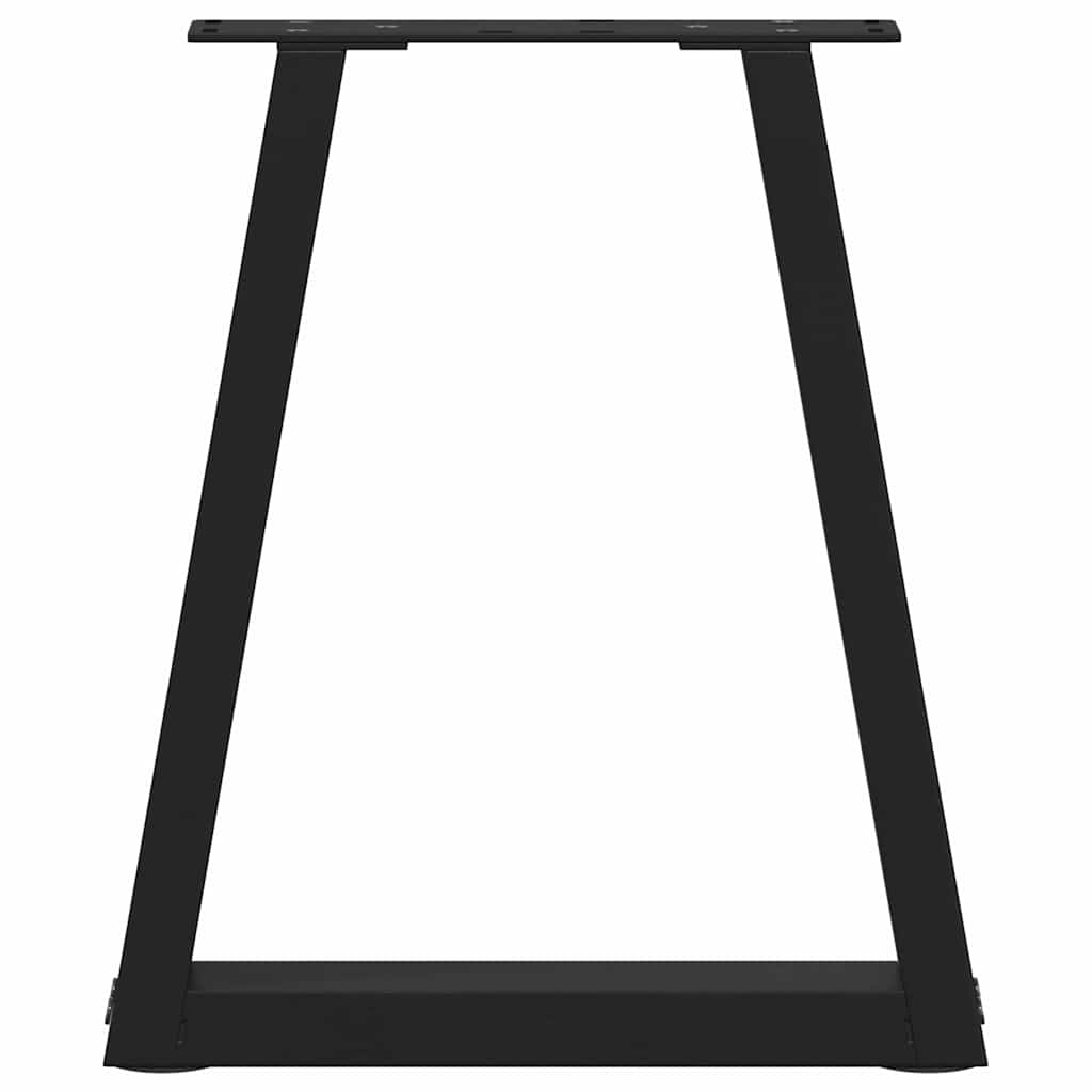 8721102957093_g_en_hd_4 vidaXL Coffee Table Legs V-Shape 2 pcs Black 38x(42-43.3) cm Steel - Image 5