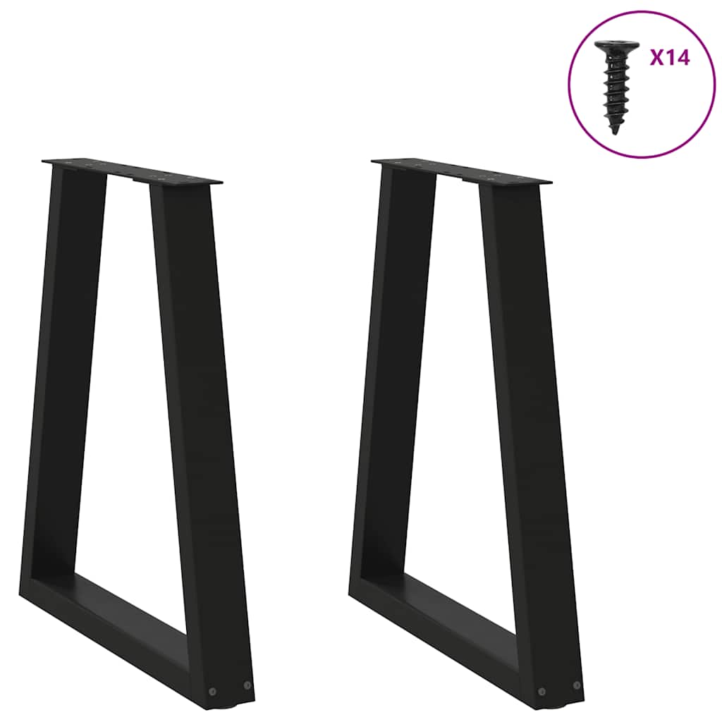 8721102957253_g_en_hd_2 vidaXL Dining Table Legs V-Shape 2 pcs Black 50x(72-73.3) cm Steel - Image 3