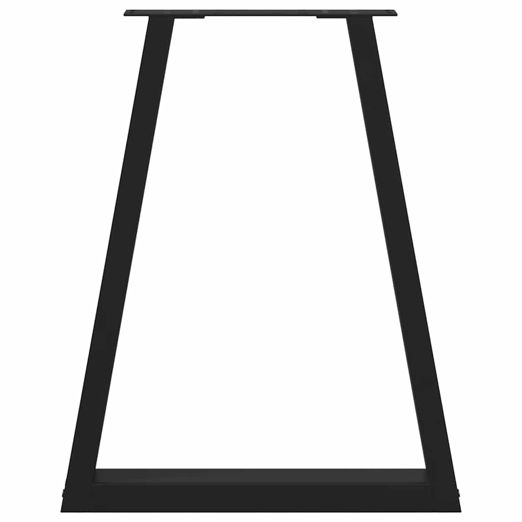 8721102957291_g_en_hd_4 vidaXL Dining Table Legs V-Shape 2 pcs Black 60x(72-73.3) cm Steel - Image 5