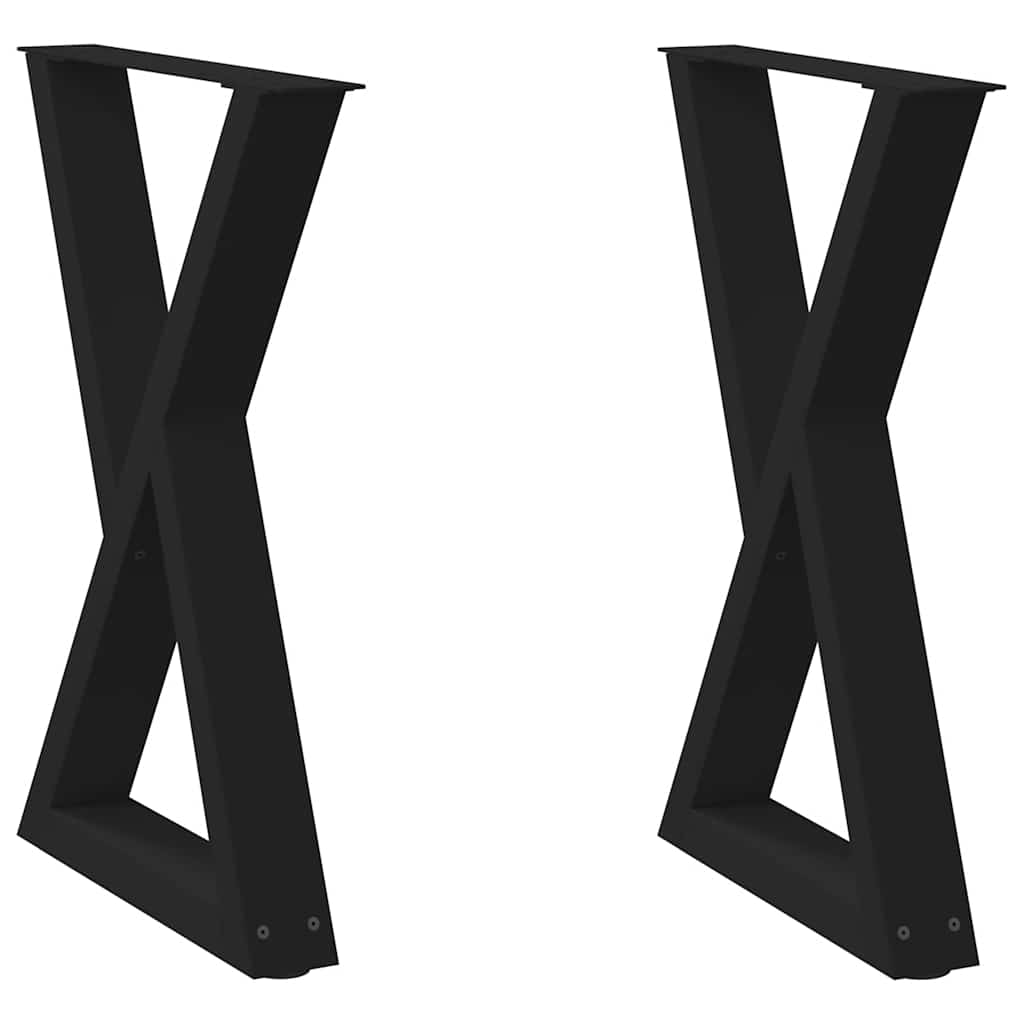 8721102958854_g_en_hd_1 vidaXL Dining Table Legs 2 pcs Black 60x(72-73.3) cm Steel - Image 2