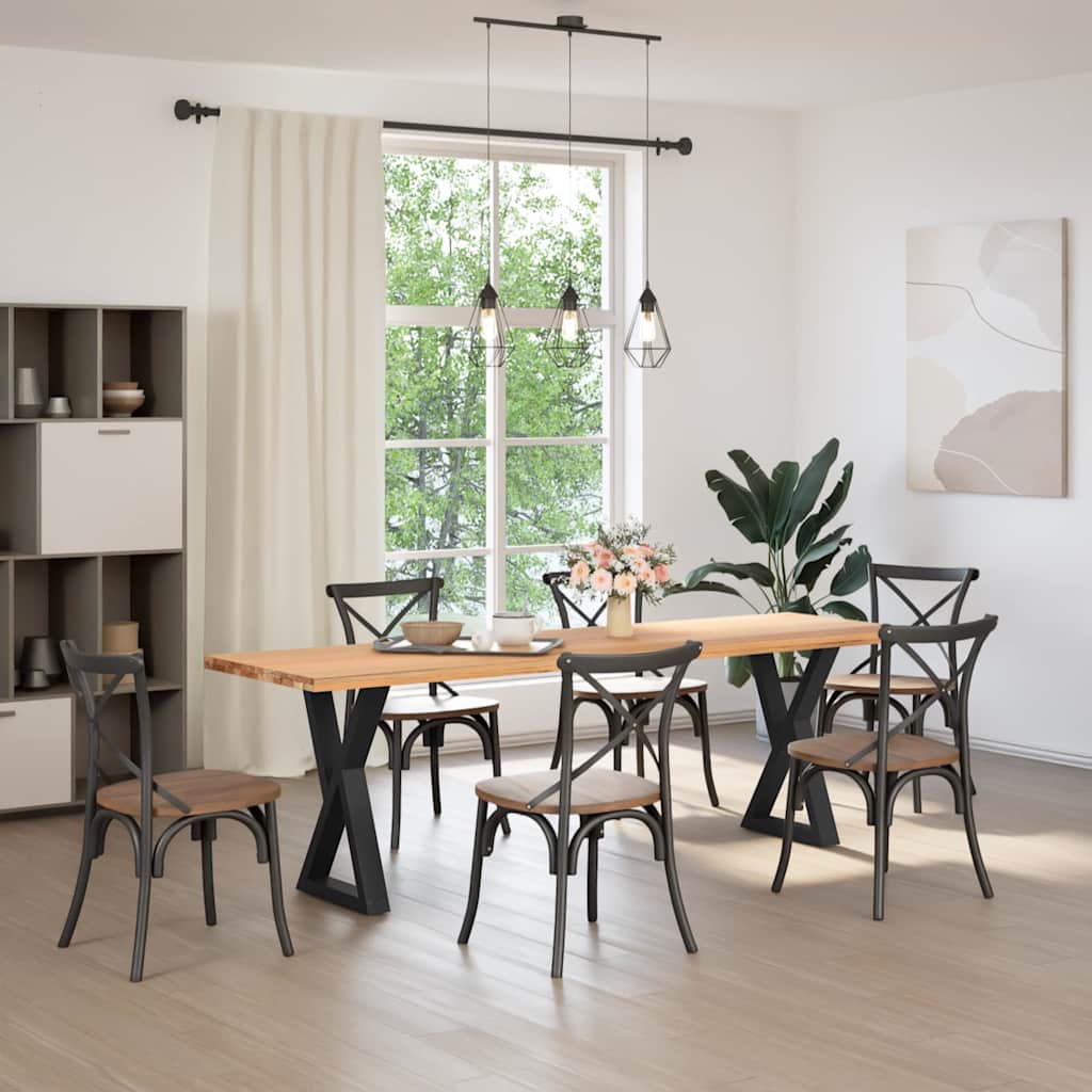 8721102958854_g_en_hd_2 vidaXL Dining Table Legs 2 pcs Black 60x(72-73.3) cm Steel - Image 3