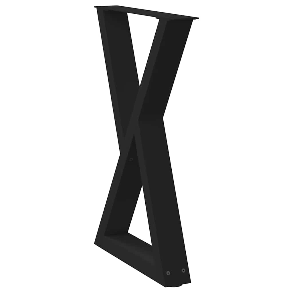 8721102958854_g_en_hd_3 vidaXL Dining Table Legs 2 pcs Black 60x(72-73.3) cm Steel - Image 4