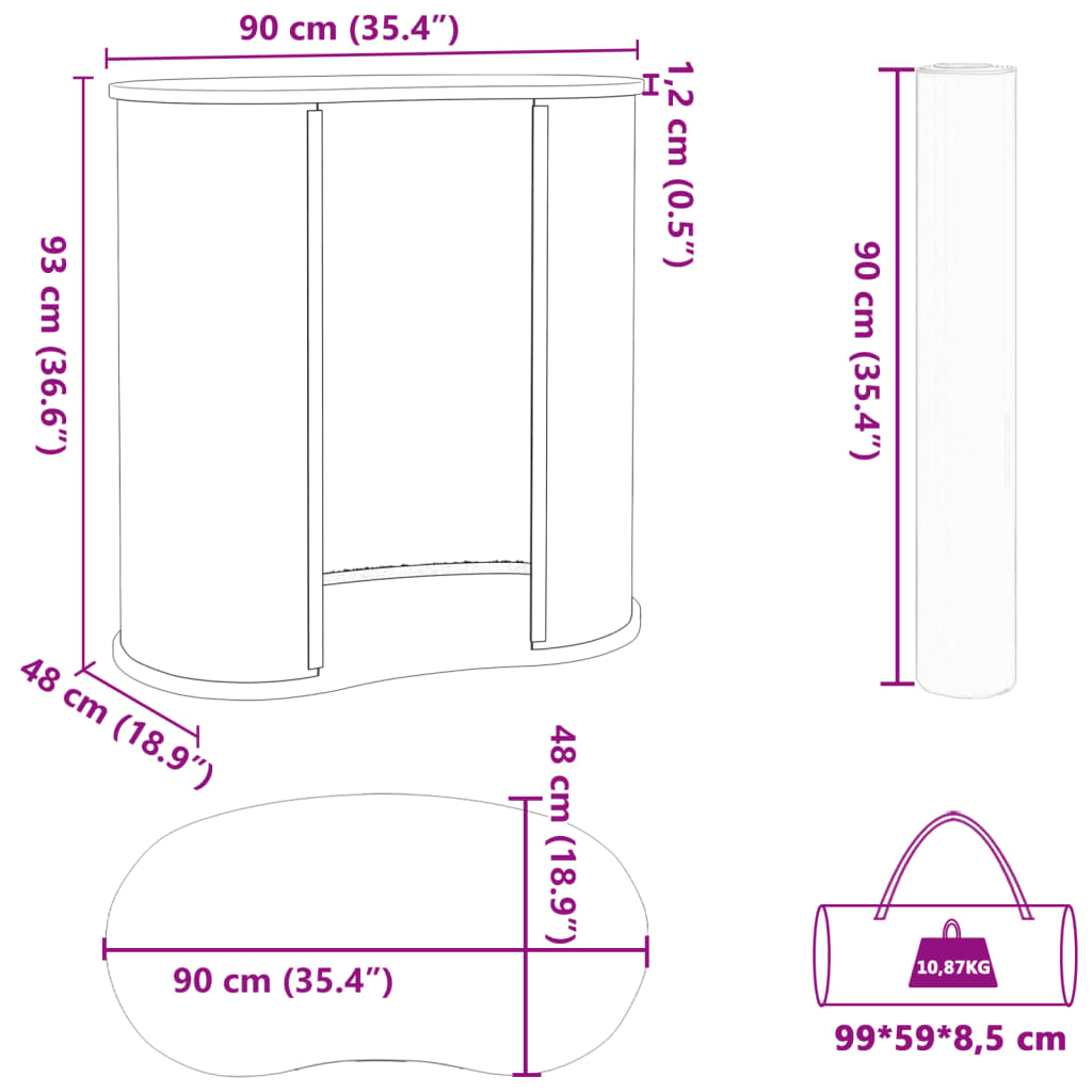 8721102965487_g_en_hd_9 vidaXL Trade Show Counter Foldable 90x48x93 cm Engineered Wood - Image 11