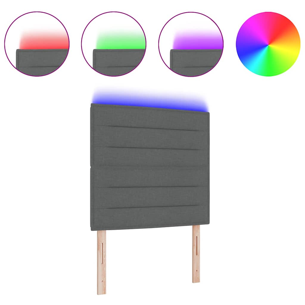 8721158203137_wbg-wa_en_hd_1 vidaXL LED Headboard with LED Strip Lights Dark grey 80 cm Fabric - Image 3