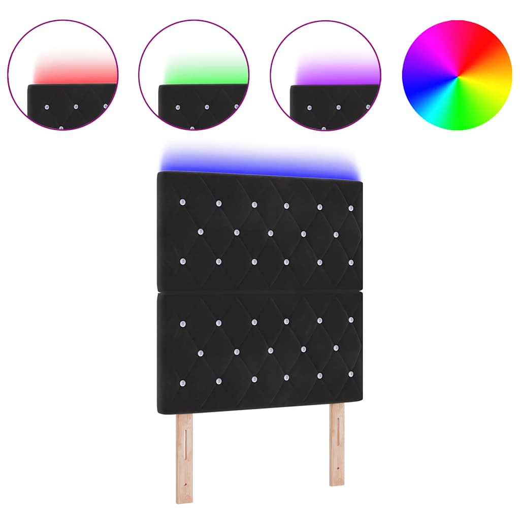 8721158203915_wbg-wa_en_hd_1 vidaXL LED Headboard with LED Strip Lights Argyle Black 80 cm Velvet - Image 3