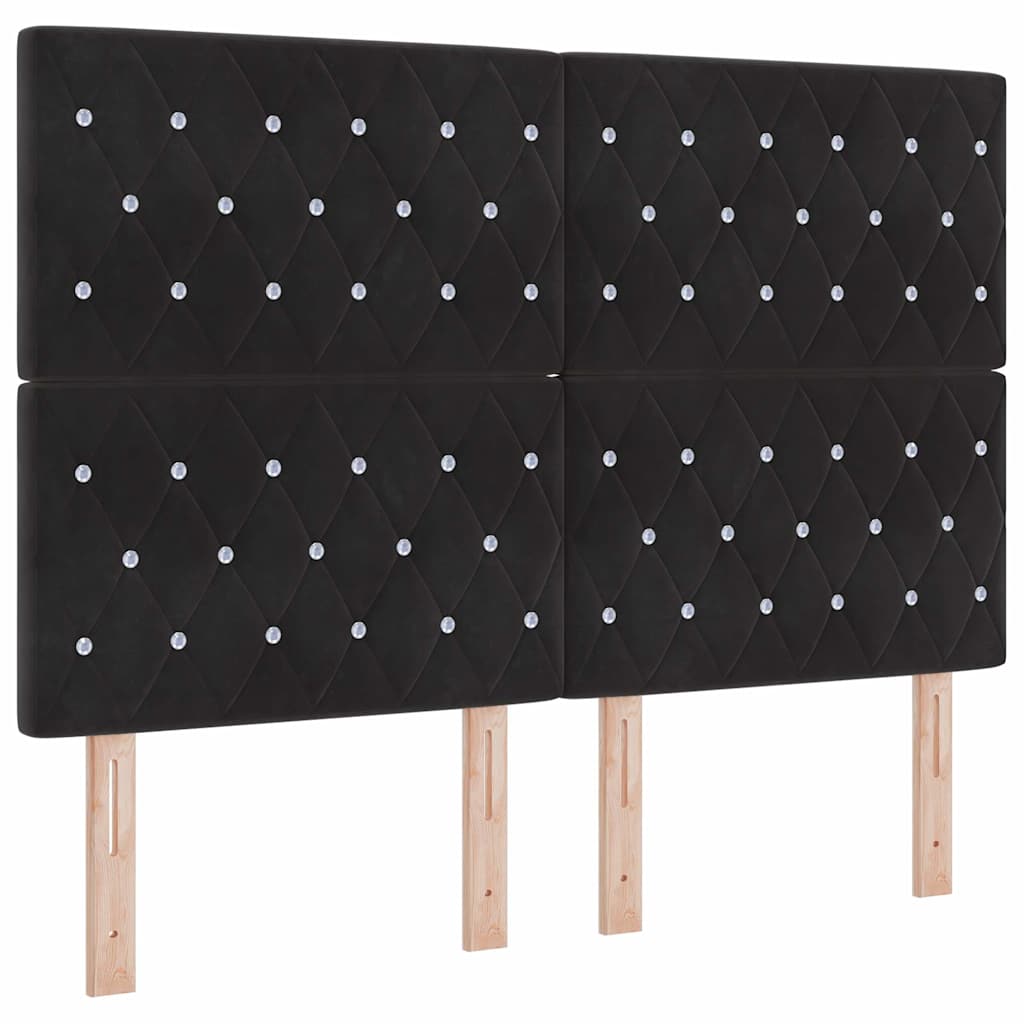 8721158204158_wbg-an-m_en_hd_1 vidaXL LED Headboard with LED Strip Lights Argyle Black 80 cm Velvet - Image 2
