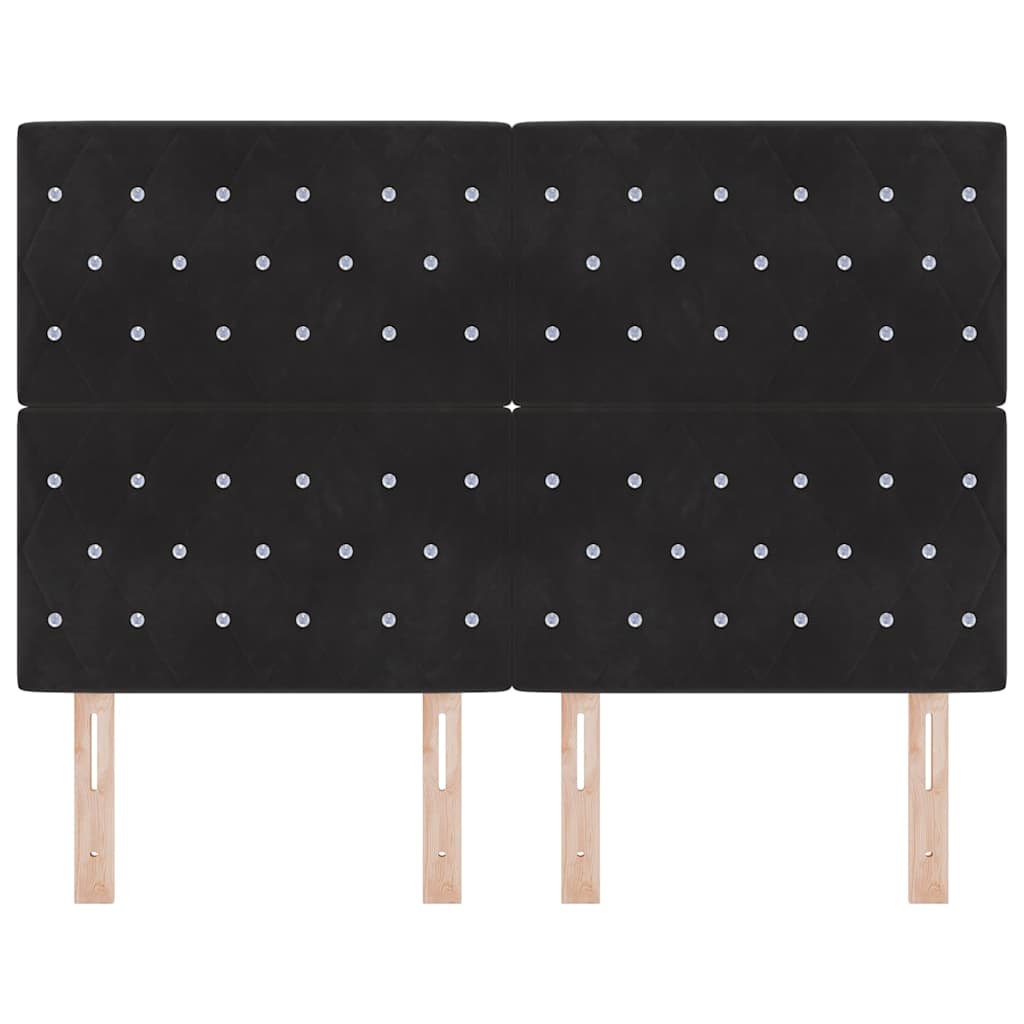 8721158204158_wbg-fr_en_hd_3 vidaXL LED Headboard with LED Strip Lights Argyle Black 80 cm Velvet - Image 6