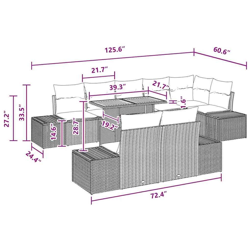8721158231949_wbg-siz_en_hd_1 vidaXL Garden Dining Set Manual 9 pcs Black and Brown 100 x 55 x 73 cm - Image 11