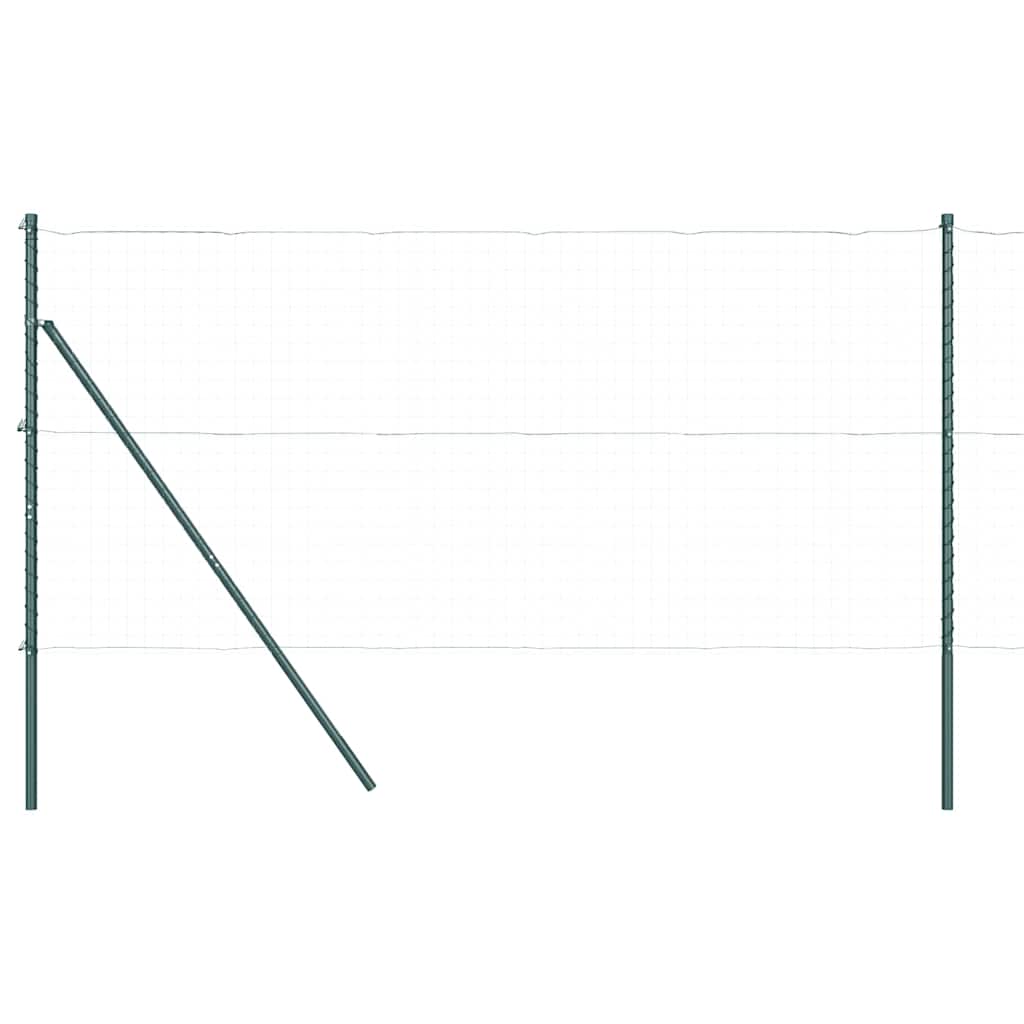 8721158232380_wbg-fr-m_en_hd_3 vidaXL Fence Post Other 52 pcs Green 3.2 x 3.2 x 200 cm Steel - Image 2
