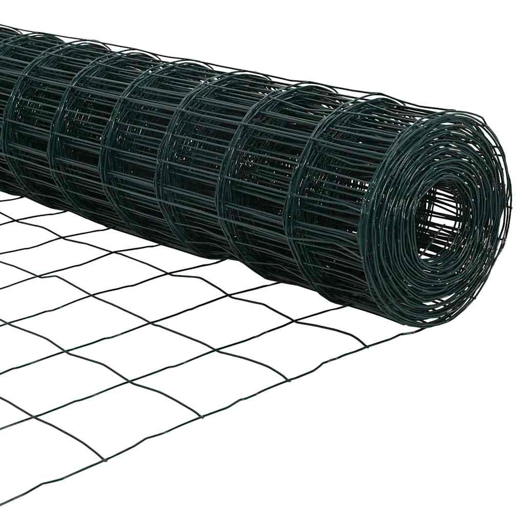 8721158236876_detail_en_hd_3 vidaXL Fence with Posts Green 0.8 x 25 m Steel - Image 10