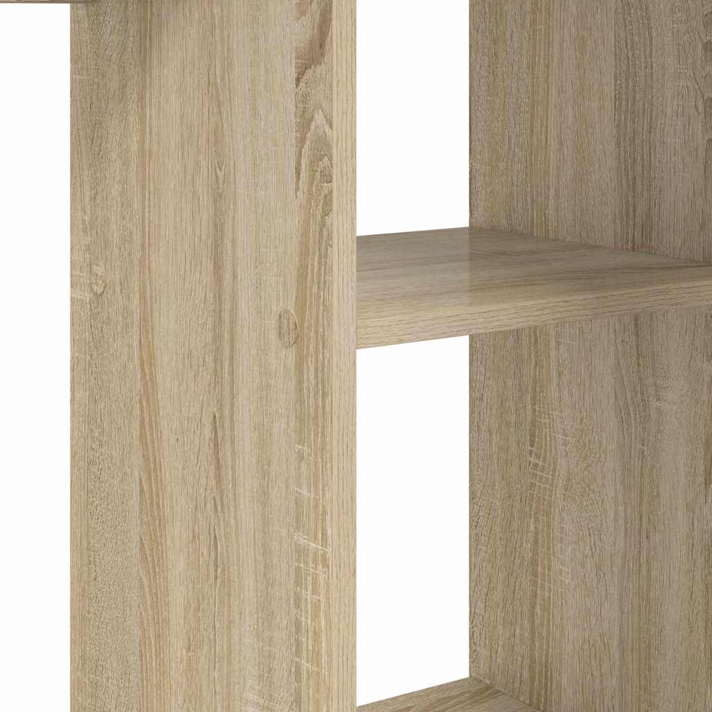 8721158250124_detail_en_hd_1 vidaXL Desk with Shelf Sonoma oak 142 x 102 x 73 cm Engineered wood - Image 8