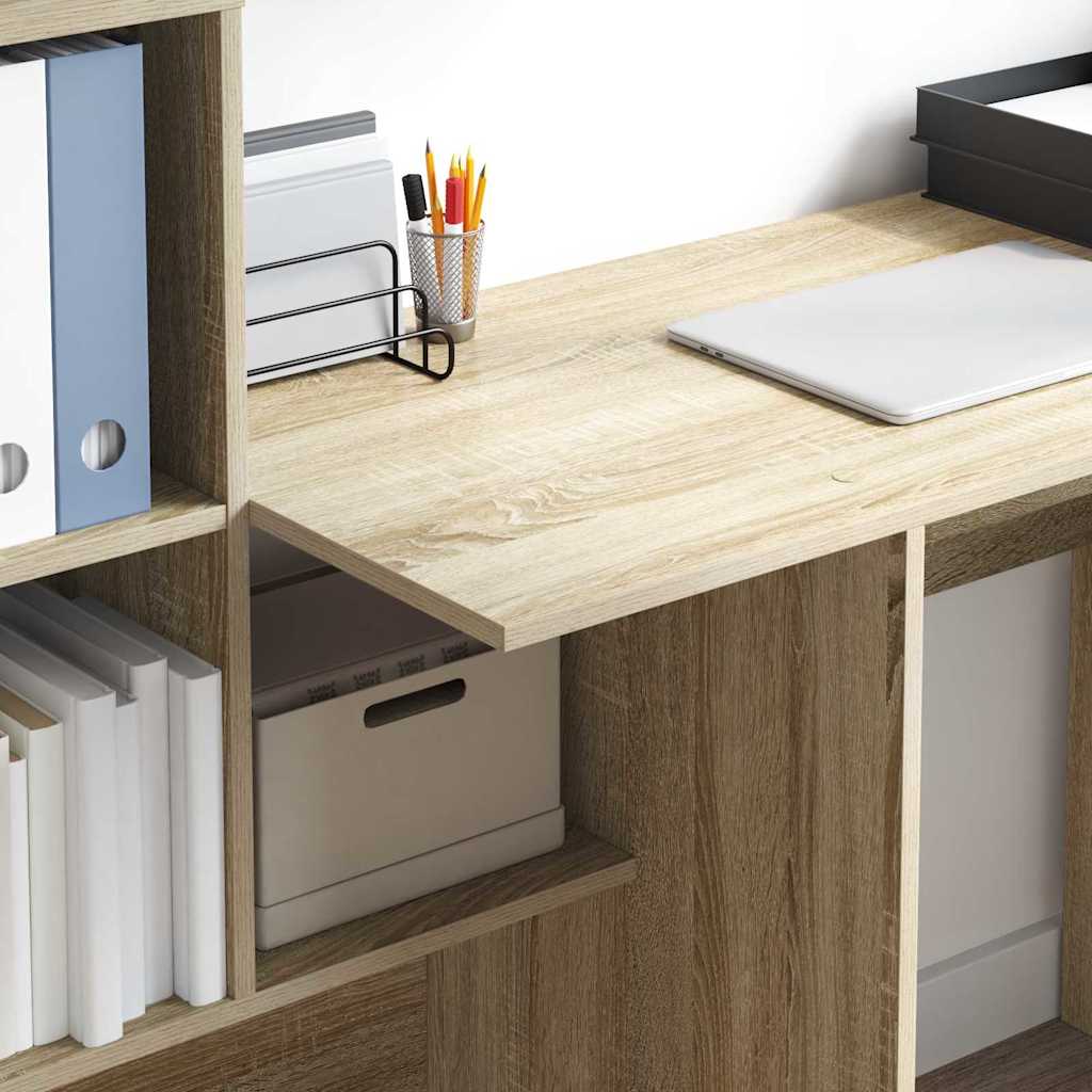 8721158250209_mo-im-zo_en_hd_1 vidaXL Desk Sonoma oak 131.5 x 50 x 106.5 cm Engineered wood - Image 4