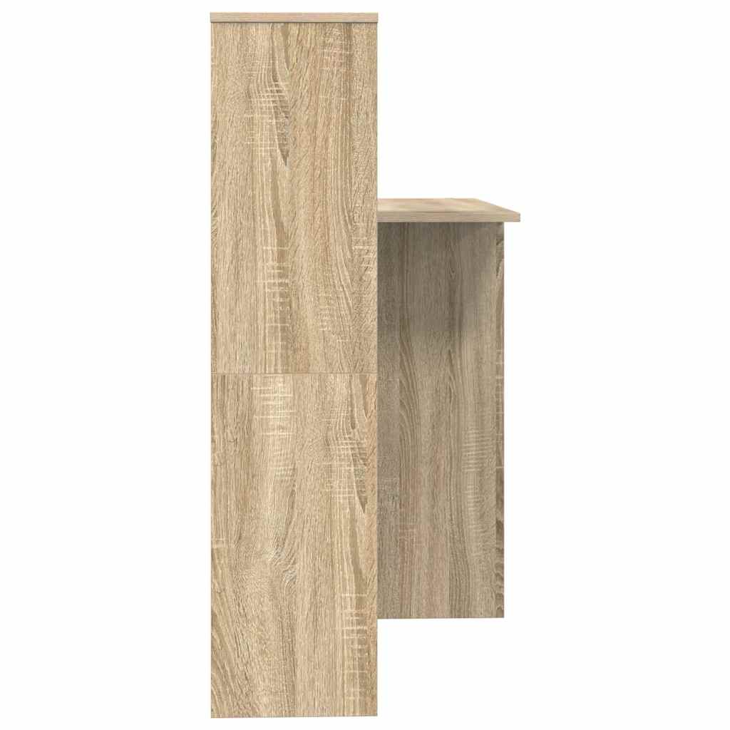 8721158250209_wbg-si_en_hd_4 vidaXL Desk Sonoma oak 131.5 x 50 x 106.5 cm Engineered wood - Image 6