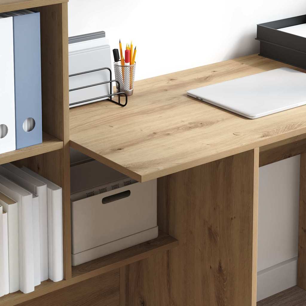 8721158250254_mo-im-zo_en_hd_1 vidaXL Desk Artisan oak 131.5 x 50 x 106.5 cm Engineered wood - Image 4
