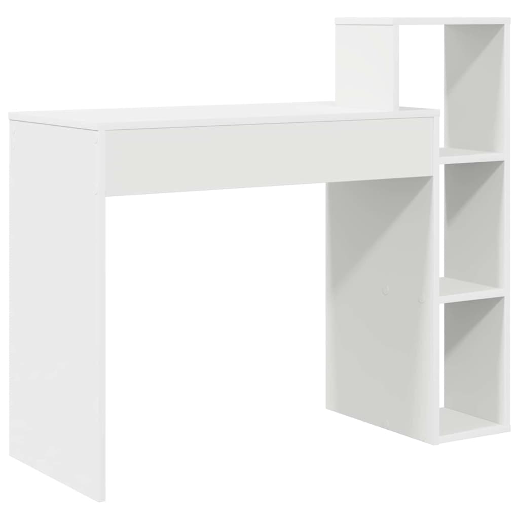 8721158250346_wbg-ba_en_hd_2 vidaXL Desk with Shelf White 100 x 40 x 90 cm Engineered wood - Image 7