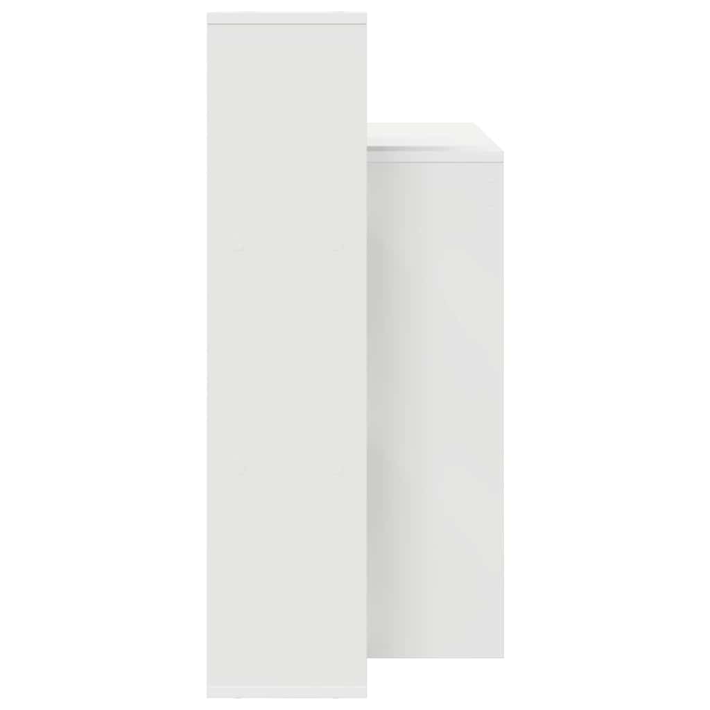 8721158250346_wbg-si_en_hd_4 vidaXL Desk with Shelf White 100 x 40 x 90 cm Engineered wood - Image 6
