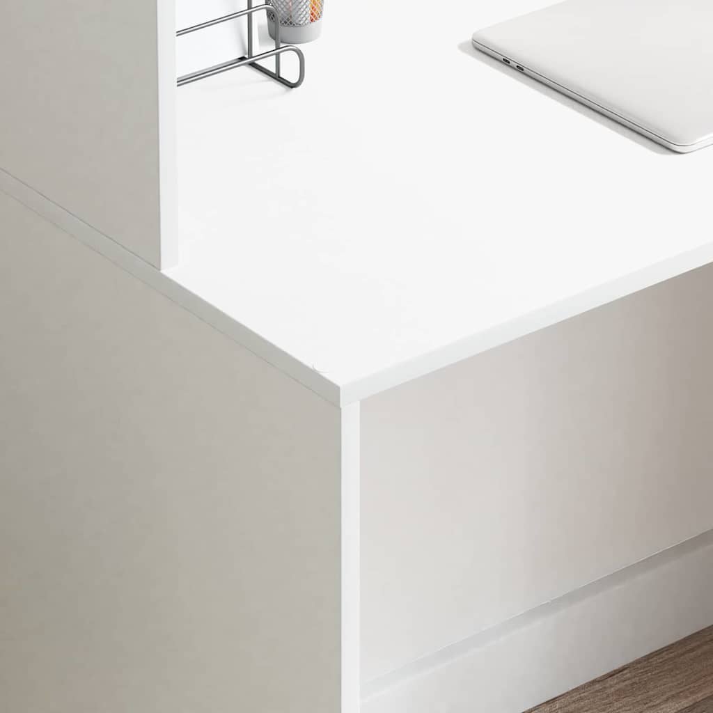 8721158250742_mo-im-zo_en_hd_1 vidaXL Desk with Shelf White 102 x 50 x 124 cm Engineered wood - Image 4