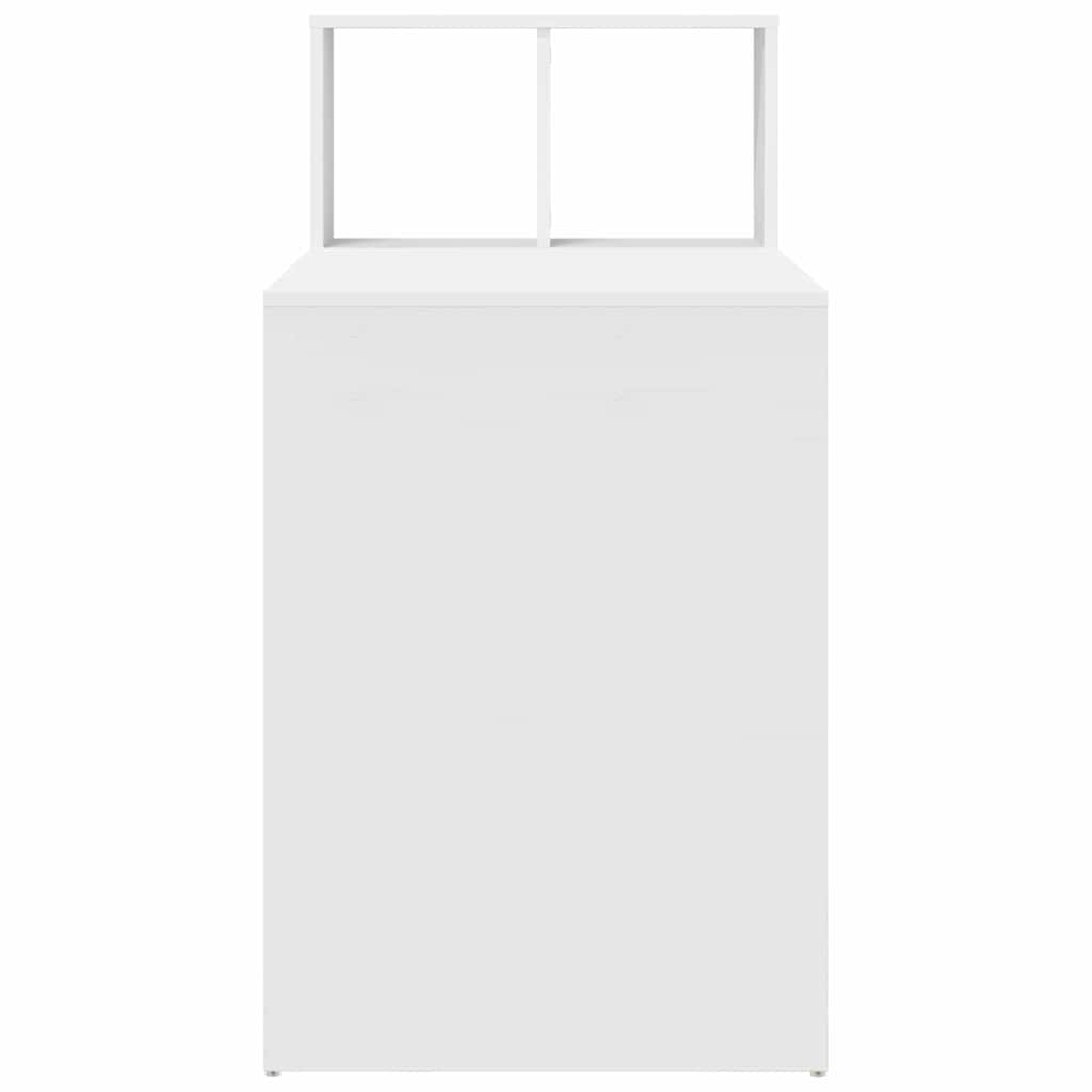 8721158251787_wbg-si_en_hd_4 vidaXL Desk with Shelf White 108 x 55 x 103.5 cm Engineered Wood - Image 6