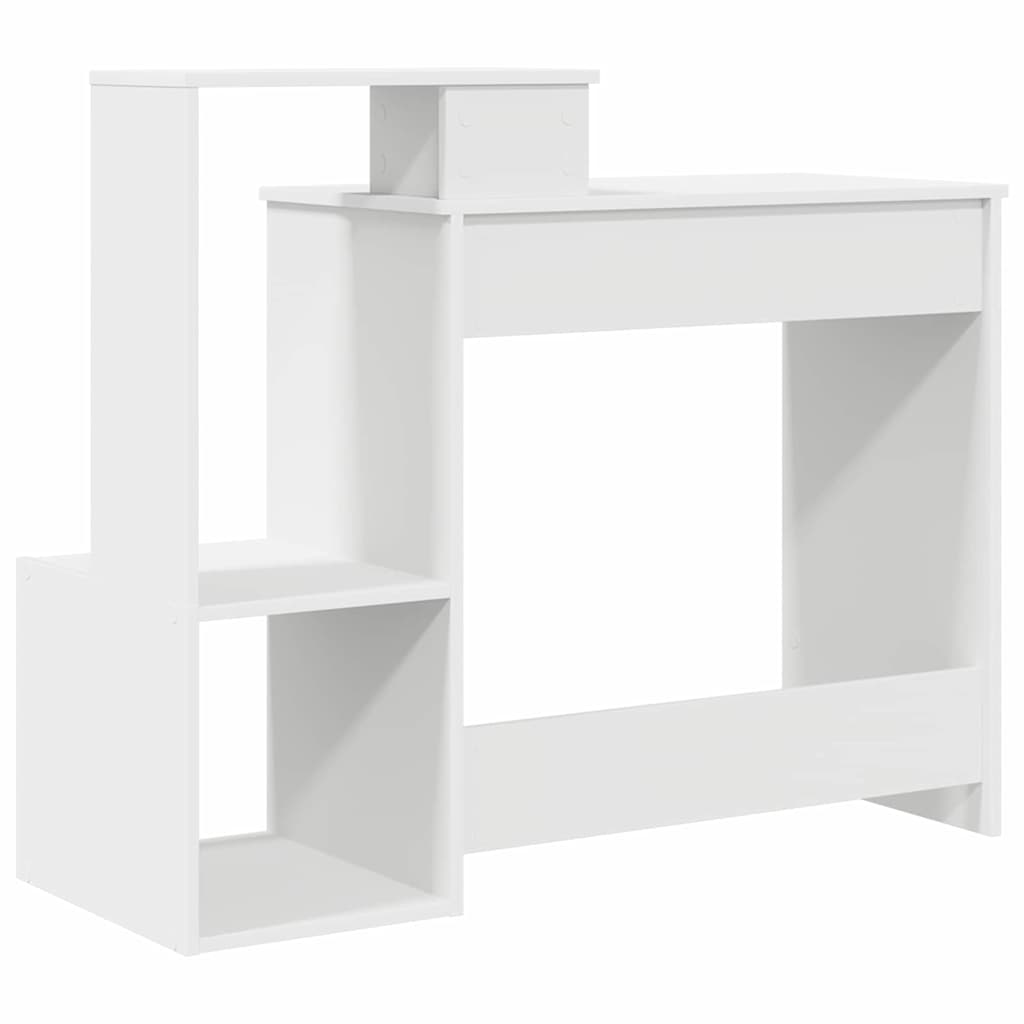 8721158251862_wbg-ba_en_hd_3 vidaXL Desk with Shelf White 106 x 40 x 88.5 cm Engineered Wood - Image 8