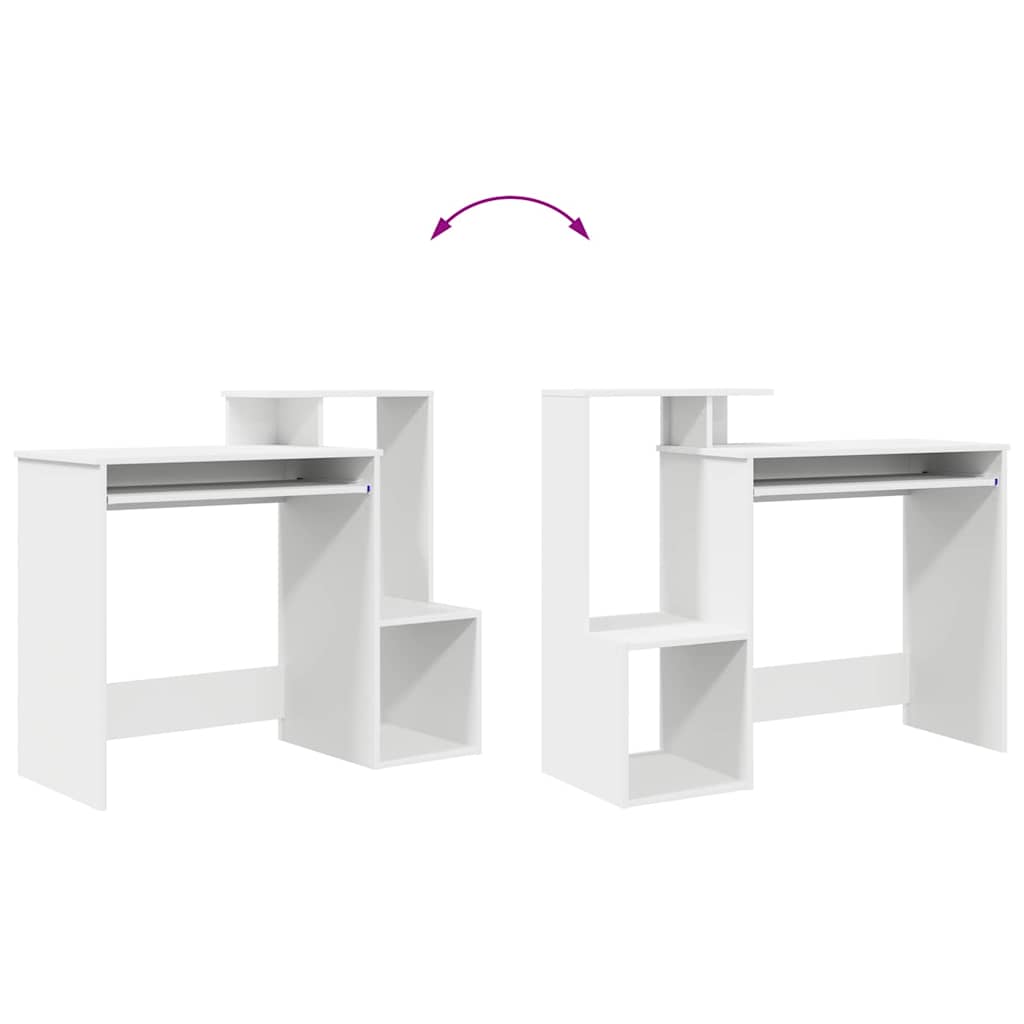 8721158251862_wbg-fu_en_hd_1 vidaXL Desk with Shelf White 106 x 40 x 88.5 cm Engineered Wood - Image 11