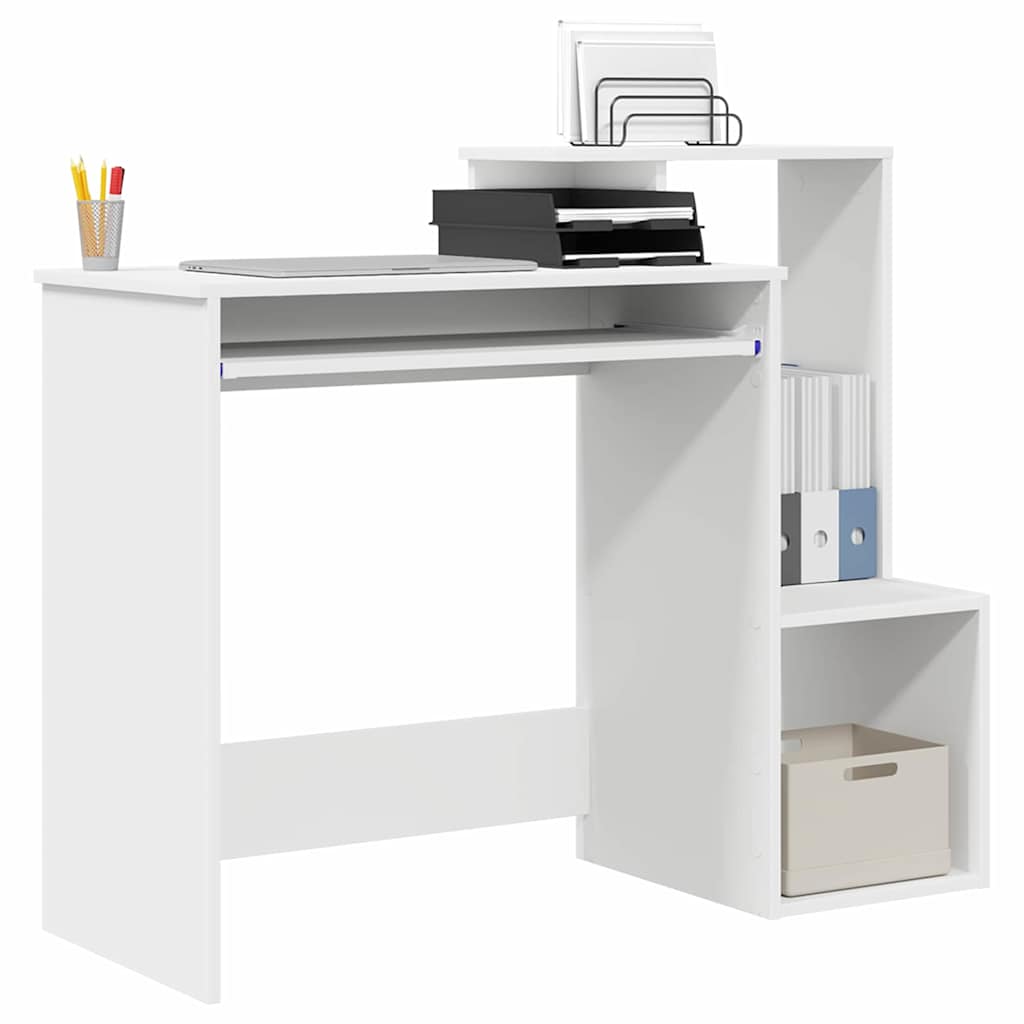 8721158251862_wbg-mo_en_hd_1 vidaXL Desk with Shelf White 106 x 40 x 88.5 cm Engineered Wood - Image 3