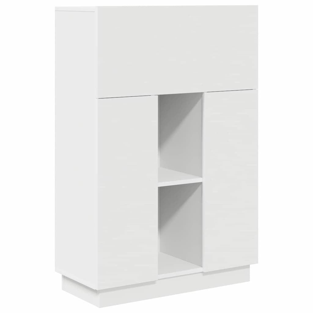 8721158252029_wbg-an-m_en_hd_1 vidaXL Desk with Shelf White 71.5 x 31.5 x 106.5 cm Engineered Wood - Image 2